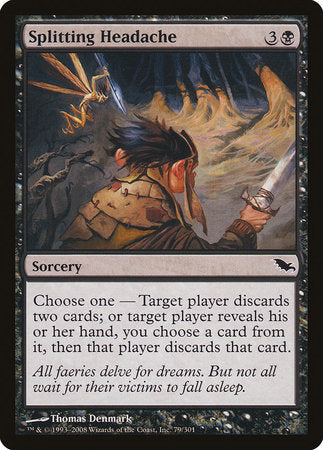 Splitting Headache [Shadowmoor] | Jack's On Queen