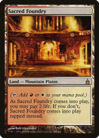 Sacred Foundry [Ravnica: City of Guilds] | Jack's On Queen