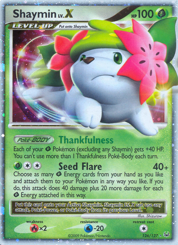 Shaymin LV.X (126/127) [Platinum: Base Set] | Jack's On Queen