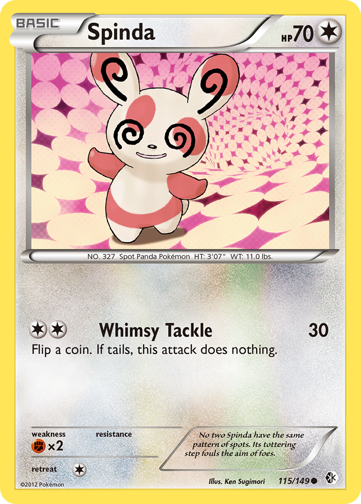 Spinda (115/149) [Black & White: Boundaries Crossed] | Jack's On Queen