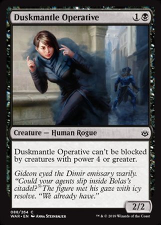 Duskmantle Operative [War of the Spark] | Jack's On Queen