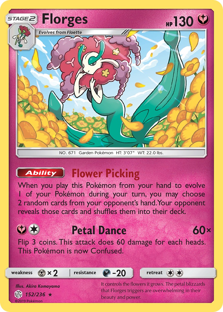 Florges (152/236) [Sun & Moon: Cosmic Eclipse] | Jack's On Queen