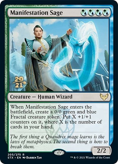 Manifestation Sage [Strixhaven: School of Mages Prerelease Promos] | Jack's On Queen