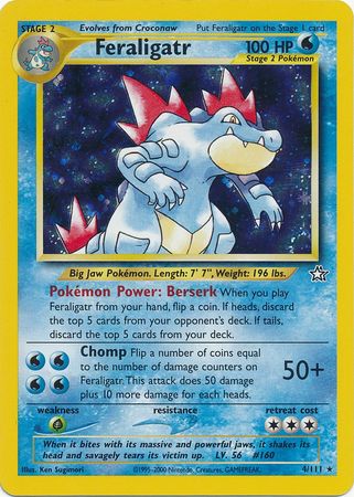 Feraligatr (4/111) [Neo Genesis Unlimited] | Jack's On Queen