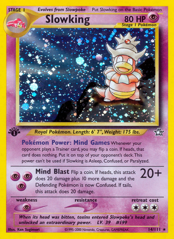 Slowking (14/111) [Neo Genesis 1st Edition] | Jack's On Queen