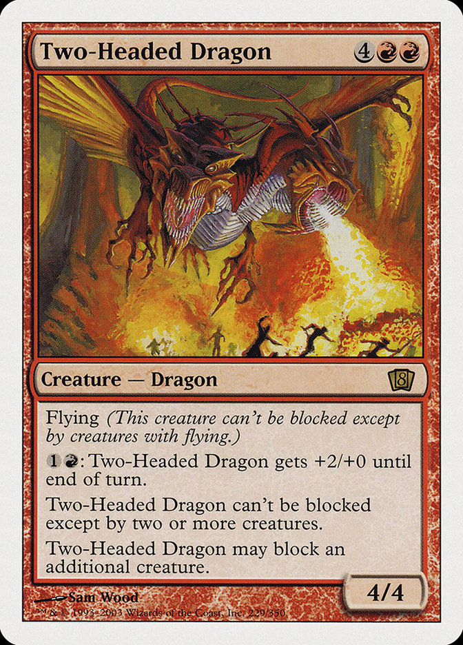 Two-Headed Dragon (Oversized) [Eighth Edition] | Jack's On Queen