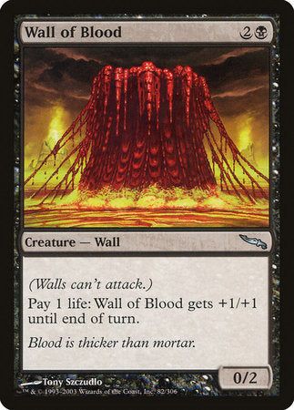 Wall of Blood [Mirrodin] | Jack's On Queen