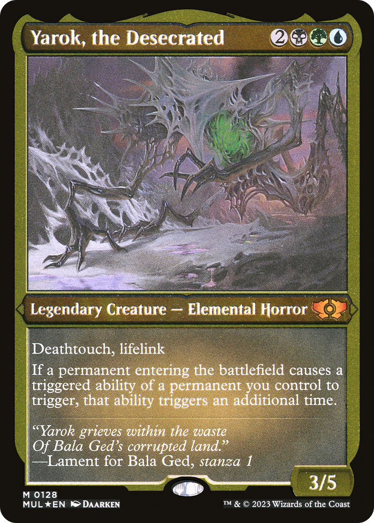 Yarok, the Desecrated (Foil Etched) [Multiverse Legends] | Jack's On Queen