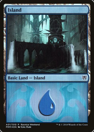 Island - Dimir (A01) [GRN Ravnica Weekend] | Jack's On Queen