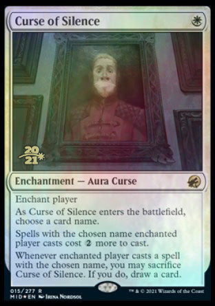 Curse of Silence [Innistrad: Midnight Hunt Prerelease Promos] | Jack's On Queen