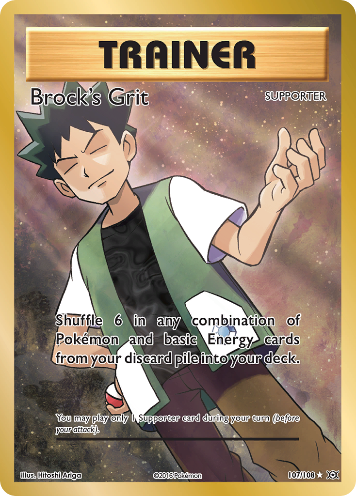 Brock's Grit (107/108) [XY: Evolutions] | Jack's On Queen