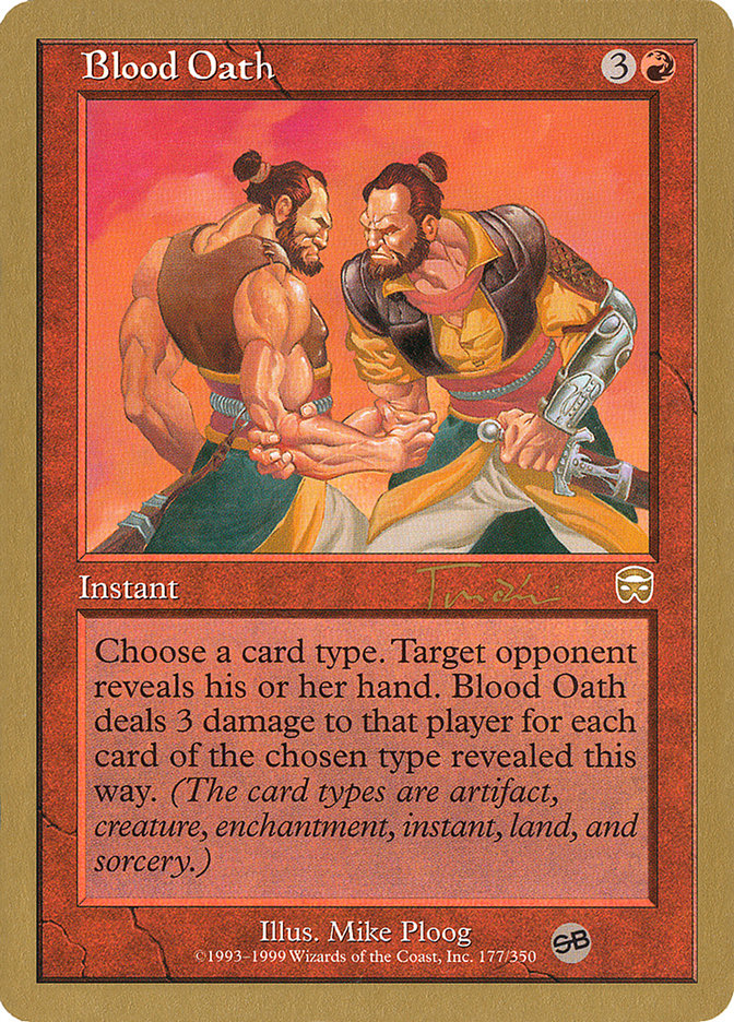 Blood Oath (Jan Tomcani) (SB) [World Championship Decks 2001] | Jack's On Queen