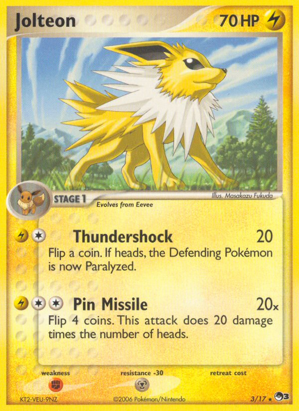 Jolteon (3/17) [POP Series 3] | Jack's On Queen