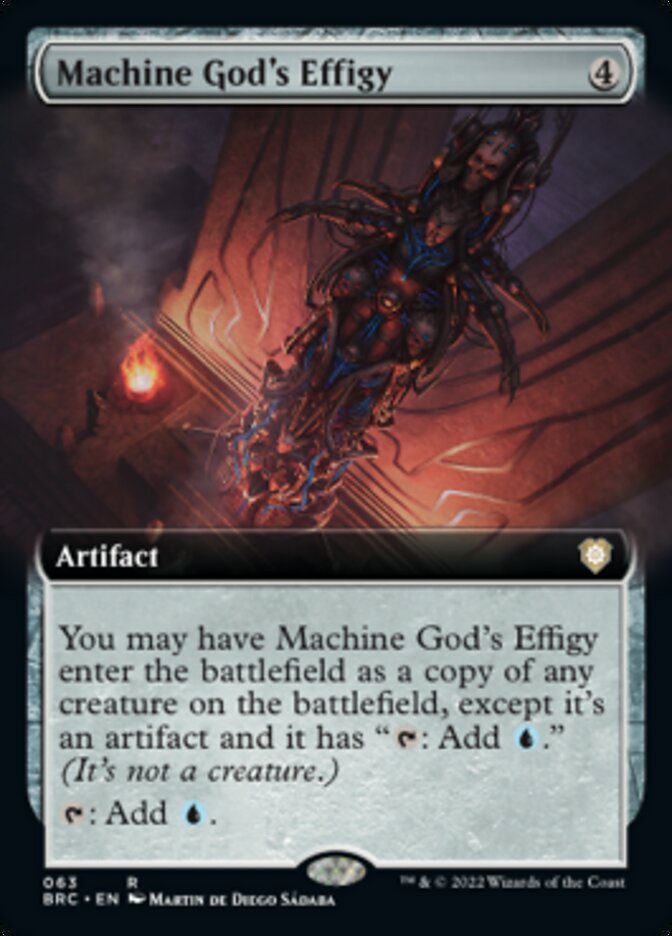 Machine God's Effigy (Extended Art) [The Brothers' War Commander] | Jack's On Queen