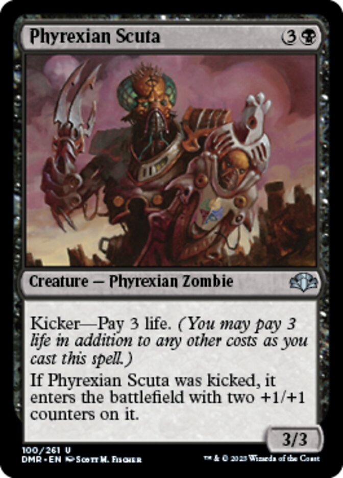 Phyrexian Scuta [Dominaria Remastered] | Jack's On Queen