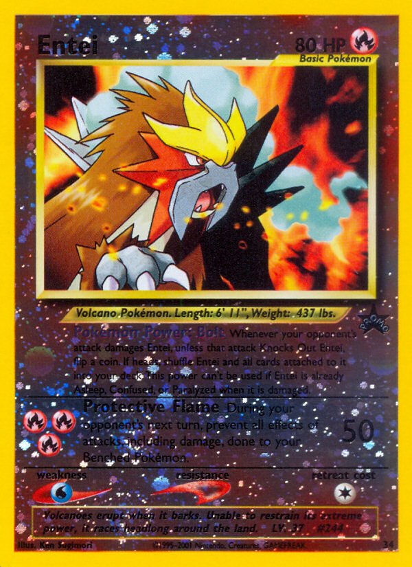 Entei (34) [Wizards of the Coast: Black Star Promos] | Jack's On Queen