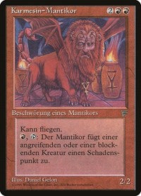 Crimson Manticore (German) - "Karmesin-Mantikor" [Renaissance] | Jack's On Queen