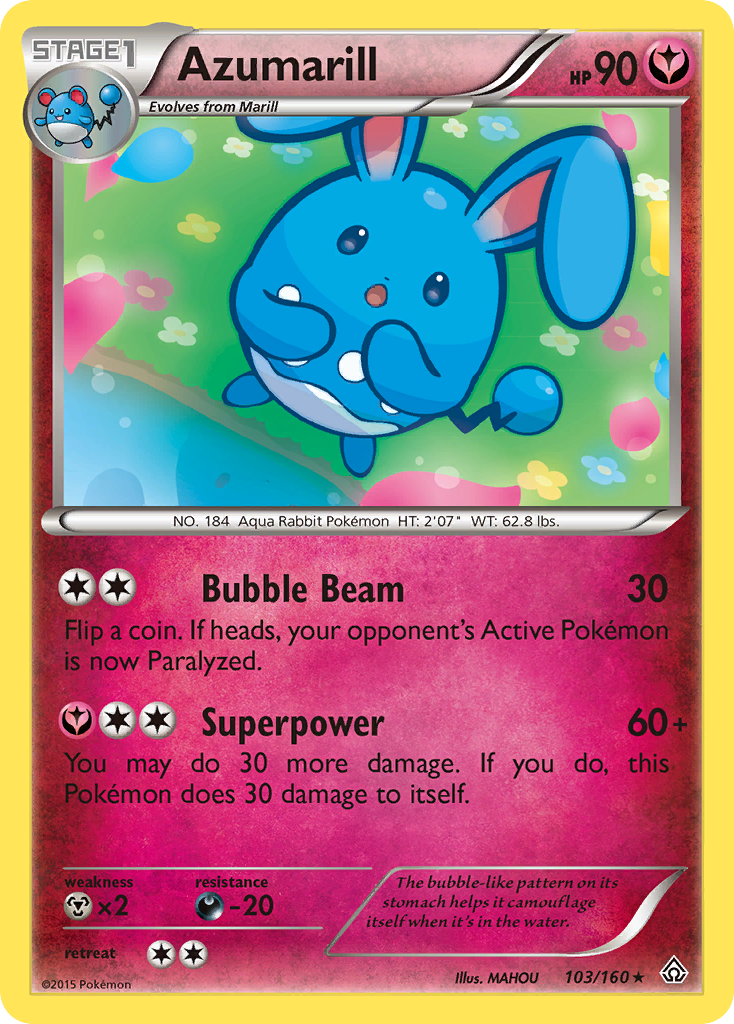 Azumarill (103/160) [XY: Primal Clash] | Jack's On Queen