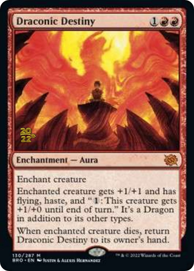 Draconic Destiny [The Brothers' War: Prerelease Promos] | Jack's On Queen