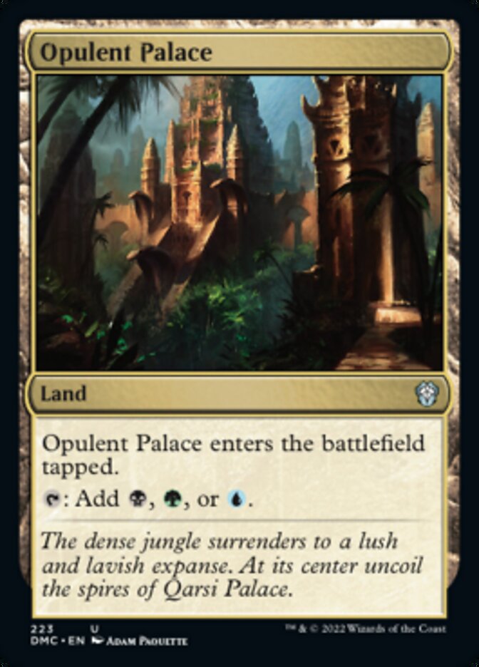 Opulent Palace [Dominaria United Commander] | Jack's On Queen