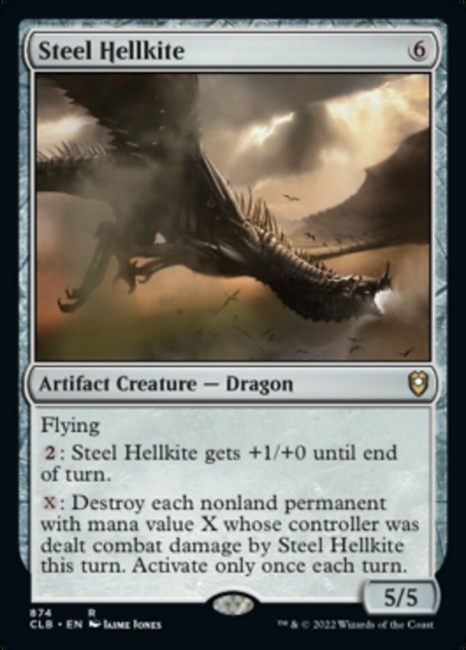 Steel Hellkite [Commander Legends: Battle for Baldur's Gate] | Jack's On Queen