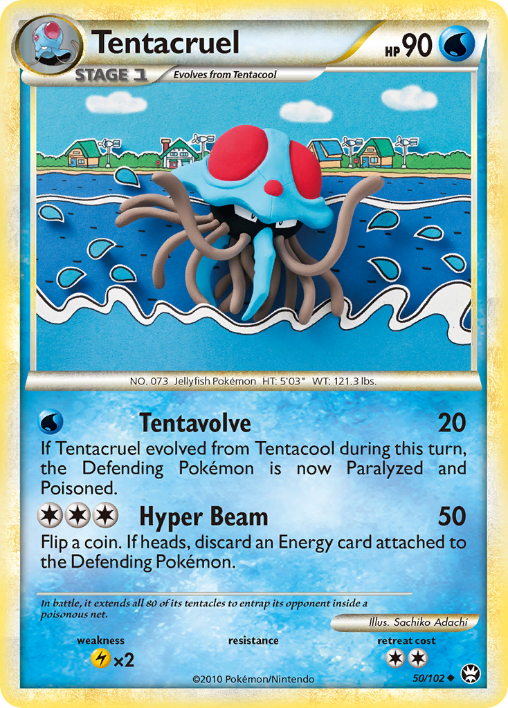 Tentacruel (50/102) [HeartGold & SoulSilver: Triumphant] | Jack's On Queen