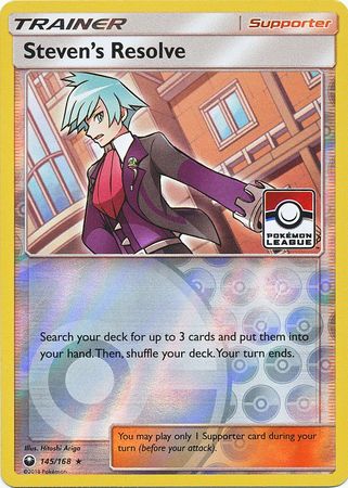 Steven's Resolve (145/168) (League Promo) [Sun & Moon: Celestial Storm] | Jack's On Queen