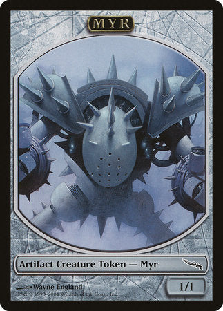 Myr Token (Mirrodin) [Magic Player Rewards 2004] | Jack's On Queen