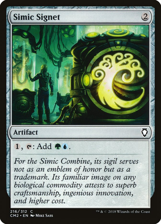 Simic Signet (216/312) [Commander Anthology Volume II] | Jack's On Queen