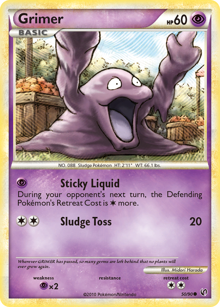 Grimer (50/90) [HeartGold & SoulSilver: Undaunted] | Jack's On Queen