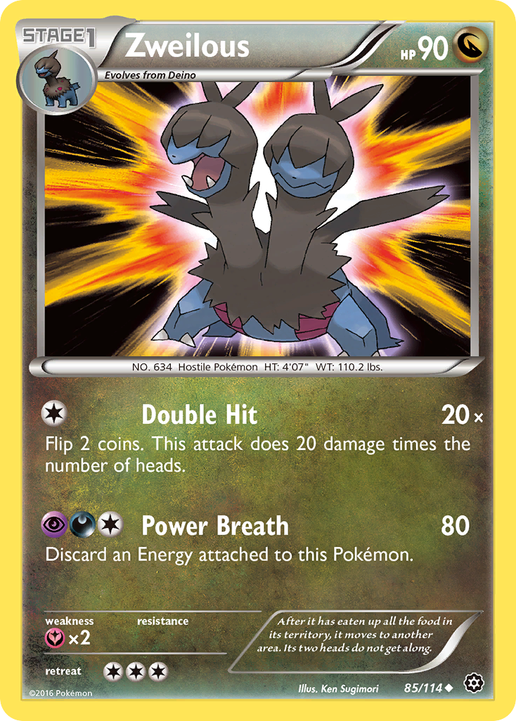 Zweilous (85/114) [XY: Steam Siege] | Jack's On Queen