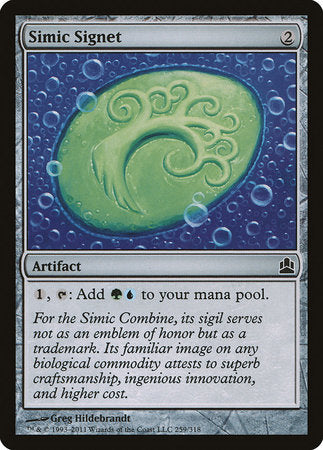 Simic Signet [Commander 2011] | Jack's On Queen