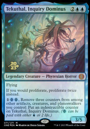 Tekuthal, Inquiry Dominus [Phyrexia: All Will Be One Prerelease Promos] | Jack's On Queen