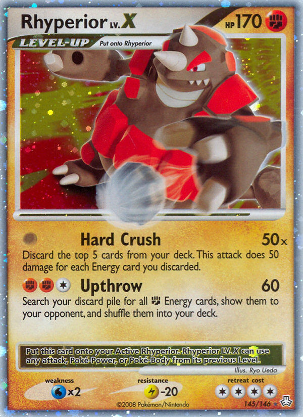 Rhyperior LV.X (145/146) [Diamond & Pearl: Legends Awakened] | Jack's On Queen