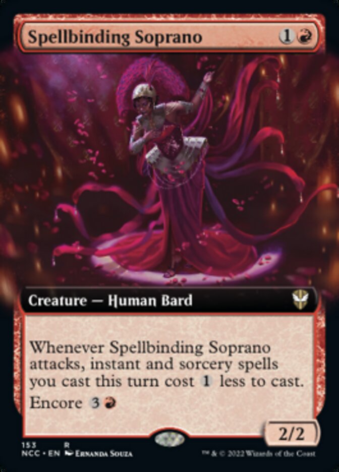 Spellbinding Soprano (Extended Art) [Streets of New Capenna Commander] | Jack's On Queen