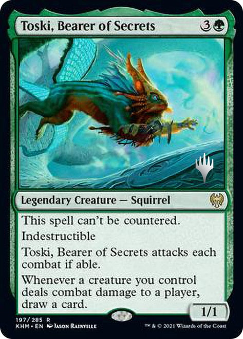 Toski, Bearer of Secrets (Promo Pack) [Kaldheim Promos] | Jack's On Queen