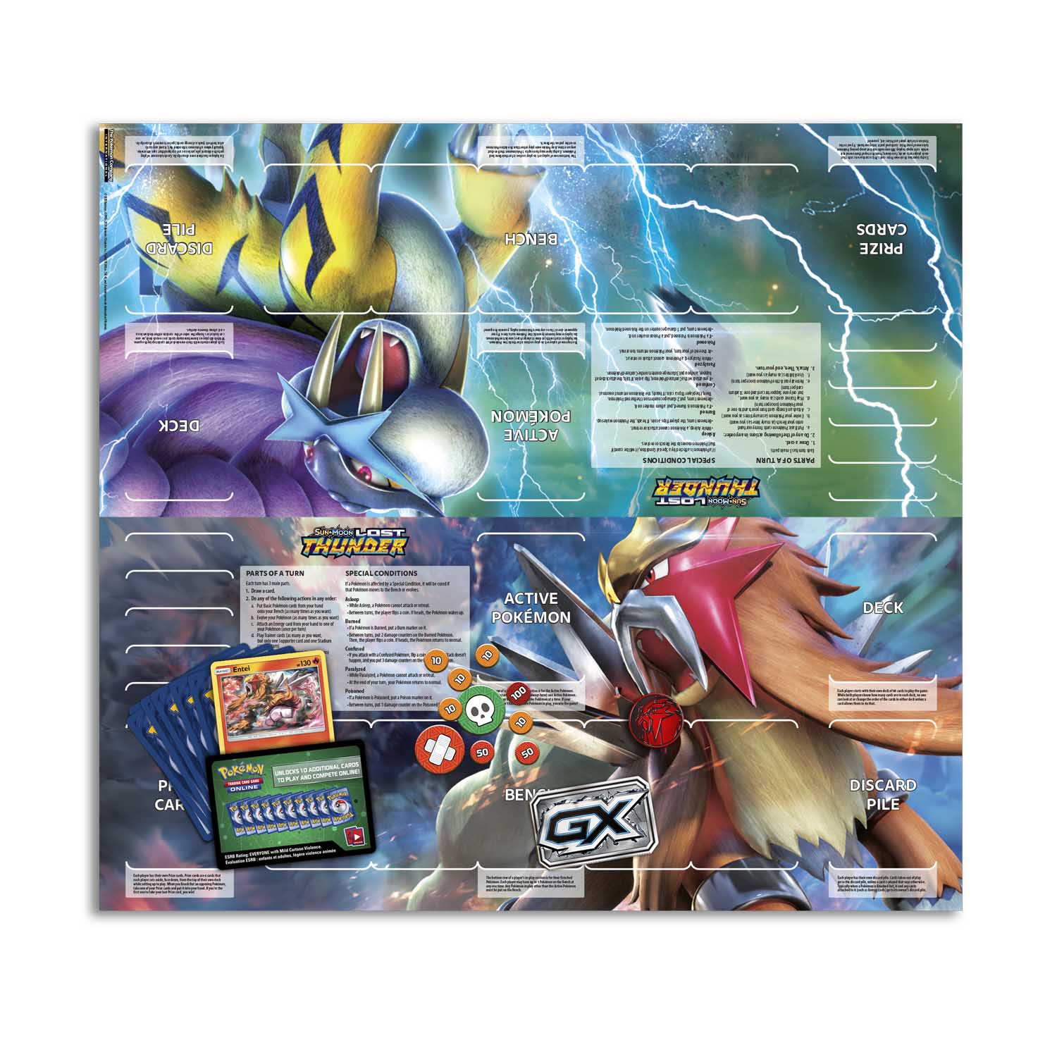 Sun & Moon: Lost Thunder - Theme Deck (Blazing Volcano) | Jack's On Queen