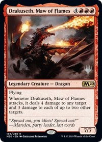 Drakuseth, Maw of Flames [Promo Pack: Core Set 2020] | Jack's On Queen