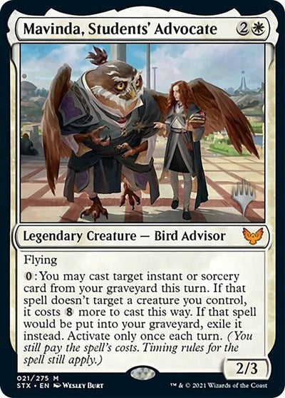 Mavinda, Students' Advocate (Promo Pack) [Strixhaven: School of Mages Promos] | Jack's On Queen