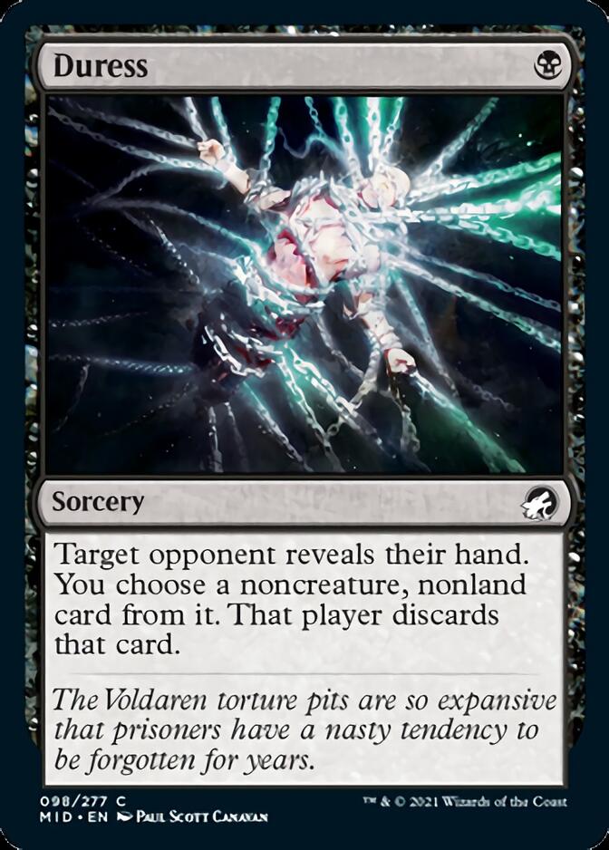Duress [Innistrad: Midnight Hunt] | Jack's On Queen