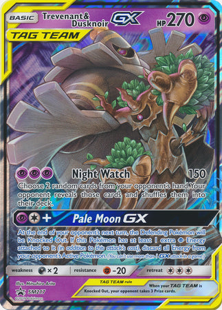 Trevenant & Dusknoir GX (SM217) (Jumbo Card) [Sun & Moon: Black Star Promos] | Jack's On Queen