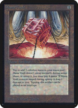 Mana Vault [Limited Edition Alpha] | Jack's On Queen