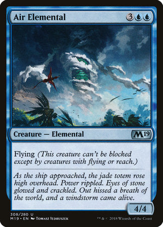 Air Elemental [Core Set 2019] | Jack's On Queen