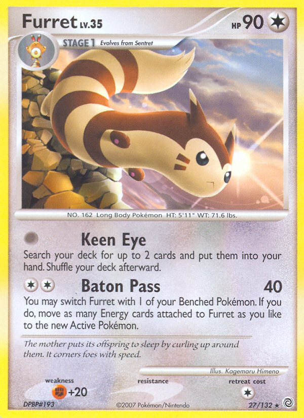 Furret (27/132) [Diamond & Pearl: Secret Wonders] | Jack's On Queen