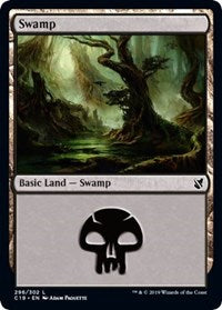 Swamp (296) [Commander 2019] | Jack's On Queen