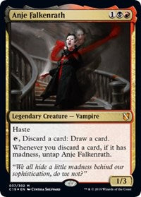 Anje Falkenrath (Commander 2019) [Oversize Cards] | Jack's On Queen