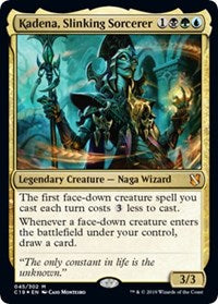 Kadena, Slinking Sorcerer (Commander 2019) [Oversize Cards] | Jack's On Queen