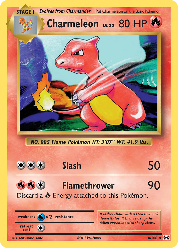 Charmeleon (10/108) [XY: Evolutions] | Jack's On Queen