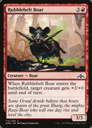 Rubblebelt Boar [Guilds of Ravnica] | Jack's On Queen