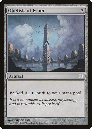 Obelisk of Esper [Shards of Alara] | Jack's On Queen